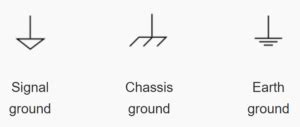 voltage between metal chassis and ground|Ground rules: earth, chassis, and signal ground.